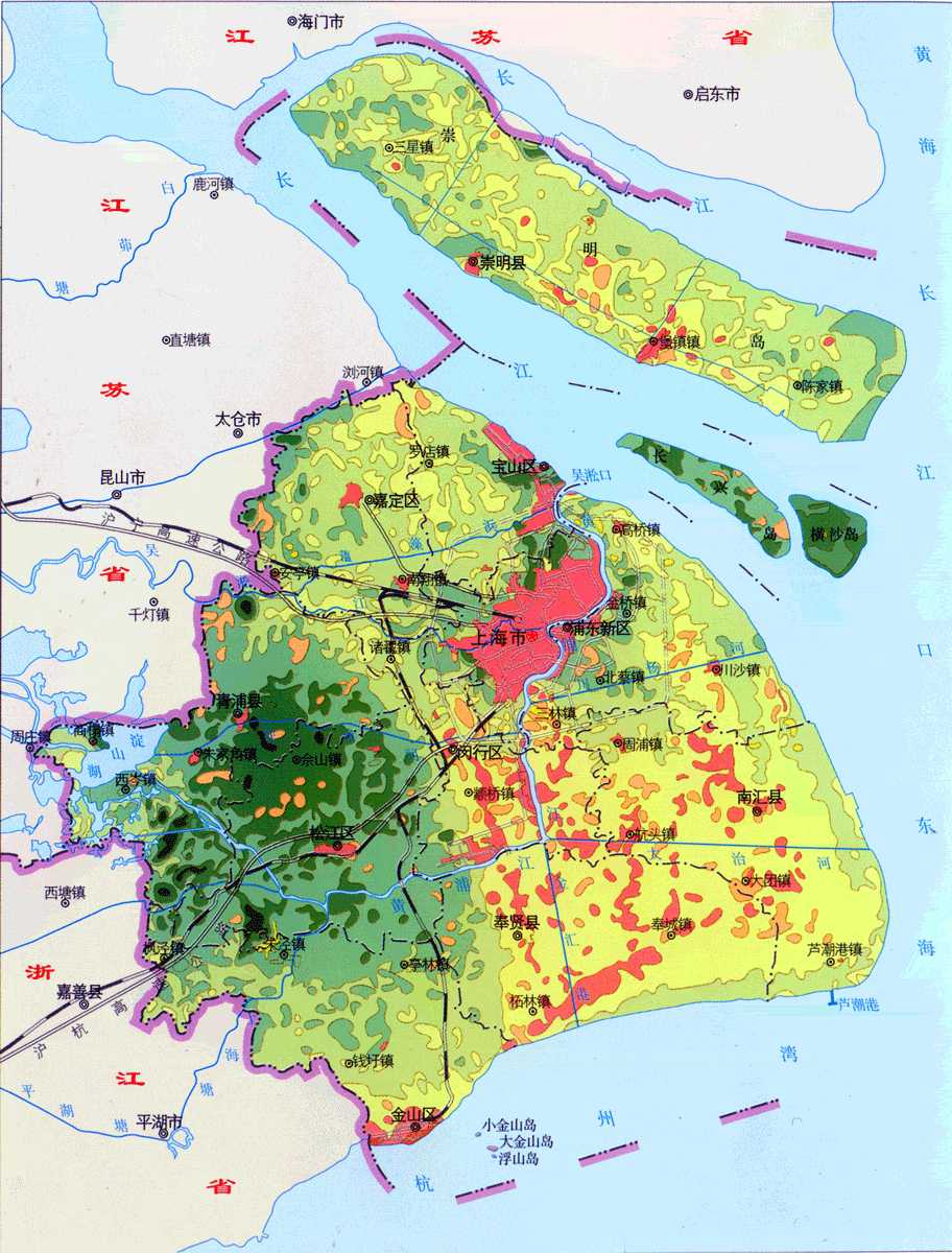 上海历史地图/上海历代地图-清